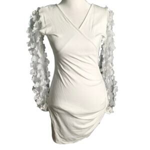 Laughido White Dress Size SM – Coquette, Elegant, Statement, Fairy